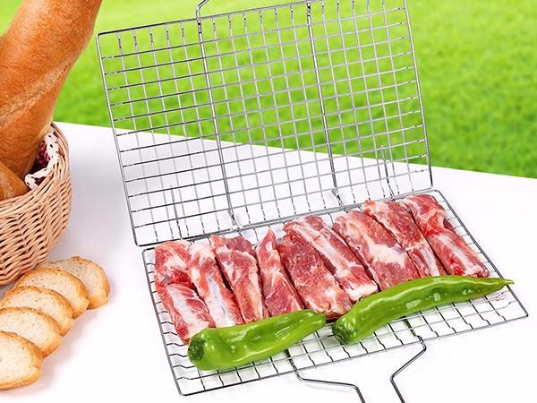 Custom grill eco-friendly bbq grill basket Longzhao BBQ outdoor