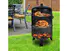 burning rectangular bbq grill heating for barbecue Longzhao BBQ