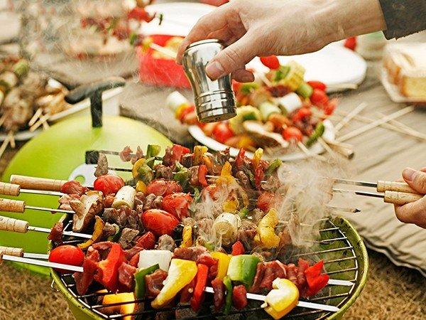 portable inch gas barbecue bbq grill 4+1 burner manufacturer direct selling backyard Longzhao BBQ Brand