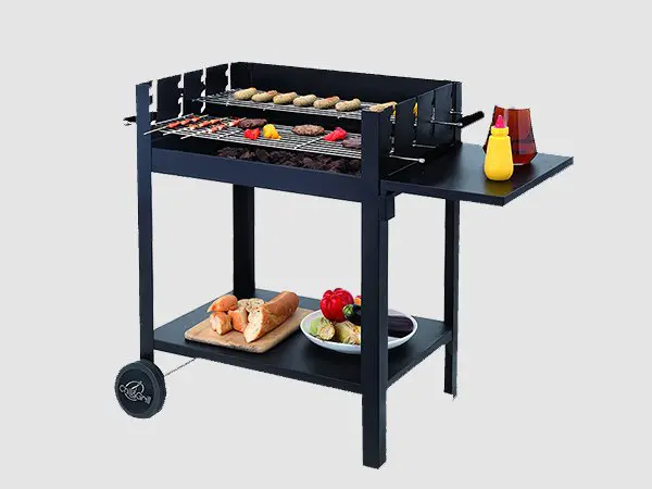 camping gas barbecue bbq grill 4+1 burner trolley Longzhao BBQ company