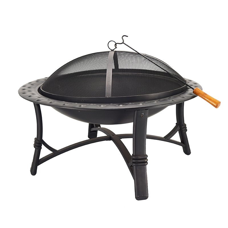 30 Round Metal Garden Stove Wood Burning Fire Pit