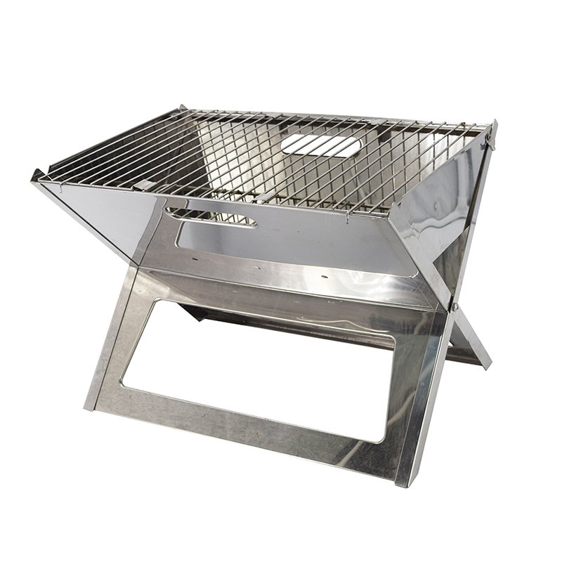 Longzhao BBQ Stainless Steel Outdoor Charcoal BBQ Grill for Camping Charcoal BBQ Grill image6