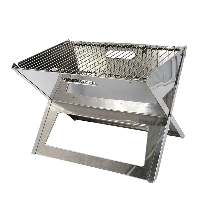 Stainless Steel Outdoor Charcoal BBQ Grill for Camping
