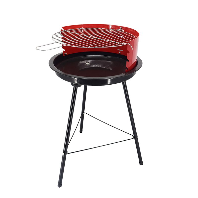 Longzhao BBQ Cheap Price 18 Barren Round Simple Charcoal BBQ Grill Charcoal BBQ Grill image2