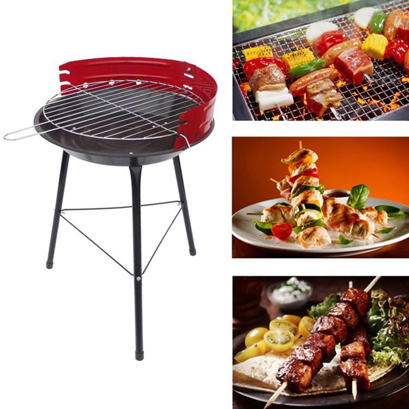 Longzhao BBQ Cheap Price 18 Barren Round Simple Charcoal BBQ Grill Charcoal BBQ Grill image2