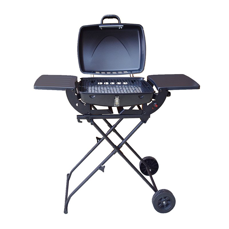 Longzhao BBQ Portable Folding Outdoor Gas BBQ Grill With 2 Side Tables Gas BBQ Grills image11