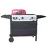 2 burner gas grill half top table Longzhao BBQ Brand company