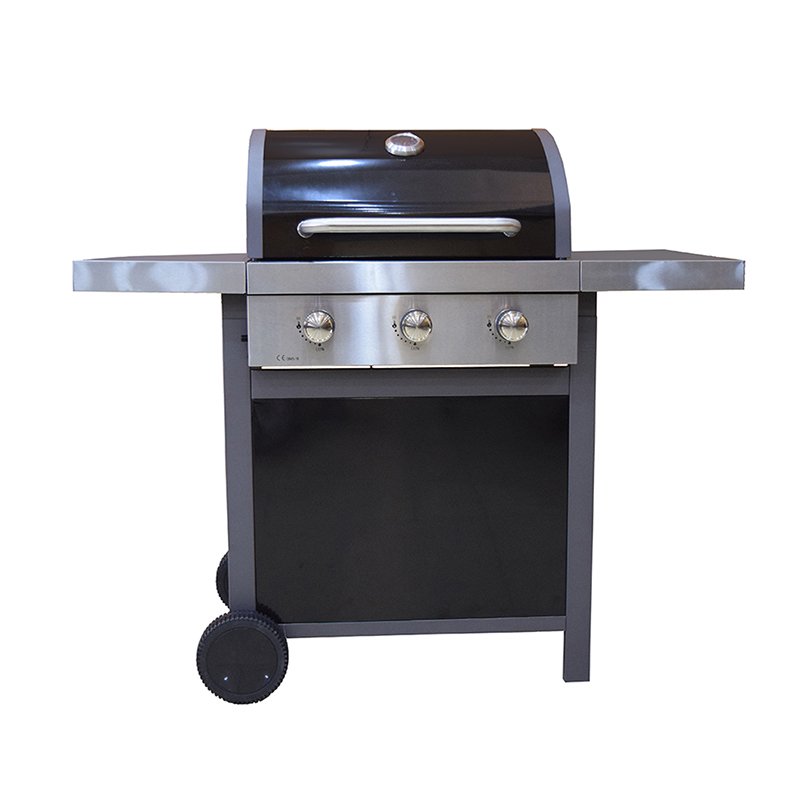 Longzhao BBQ Black and Silver Liquid Gas BBQ Patio Grill Gas BBQ Grills image5