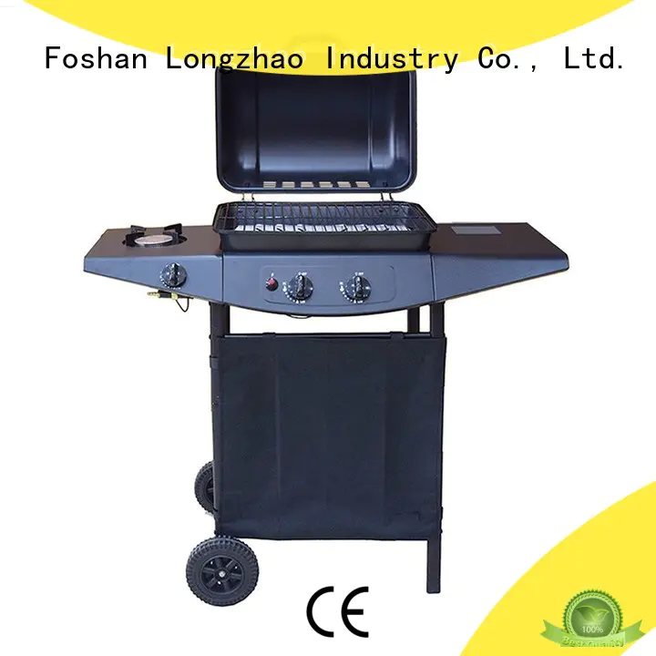 Longzhao BBQ propane portable gas grill trolley for cooking