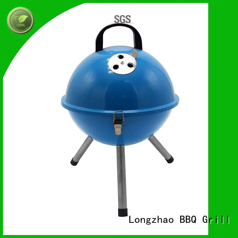 wood small charcoal grill side for camping Longzhao BBQ