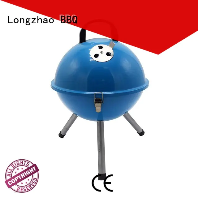 Longzhao BBQ round metal charcoal bbq grill sale high quality for outdoor bbq