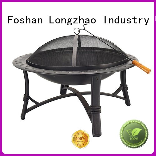 round metal charcoal broil grill factory direct supply for camping