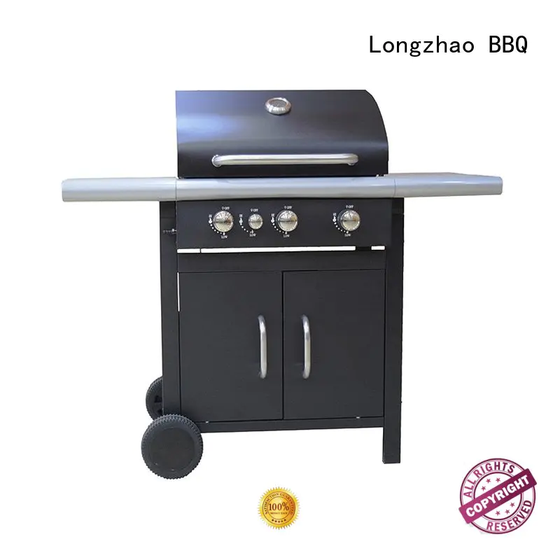 Longzhao BBQ stainless steel cheap gas grills fast delivery for garden grilling
