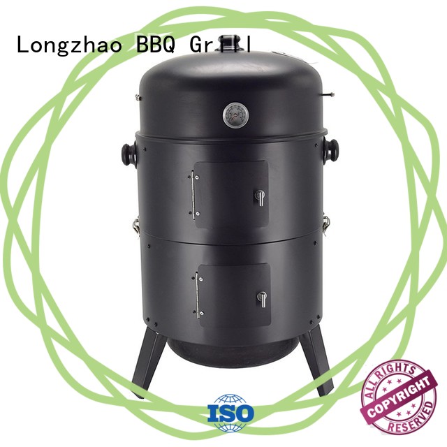 Longzhao BBQ charcoal smoker grills factory direct supply for camping