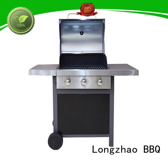 Longzhao BBQ gas charcoal grill easy-operation for garden grilling