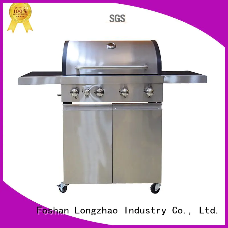 backyard portable folding gas grill hood for cooking Longzhao BBQ
