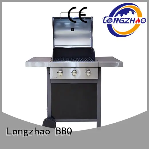 Longzhao BBQ tables best 2 burner gas grill black for garden grilling