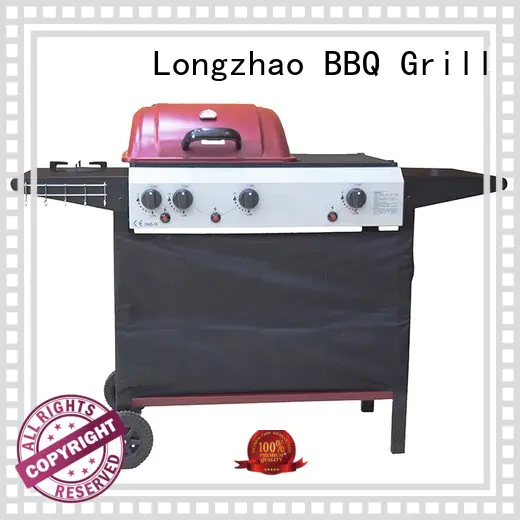 Longzhao BBQ large base gas barbecues grills free shipping for garden grilling