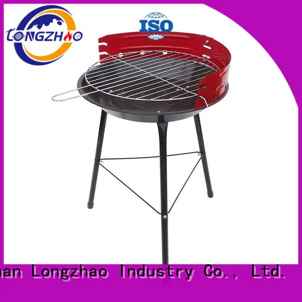 Longzhao BBQ small charcoal smoker grills factory direct supply for camping