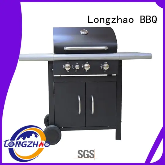 Longzhao BBQ large storage liquid gas grills burners for cooking