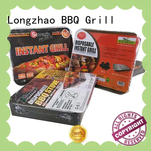 Longzhao BBQ instant charcoal broil grill high quality for outdoor cooking