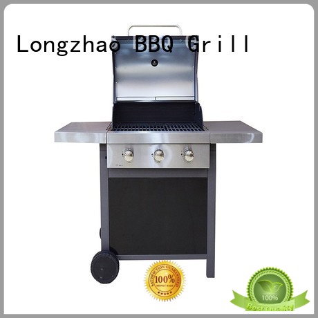 Longzhao BBQ large base natural gas outdoor grills fast delivery for garden grilling