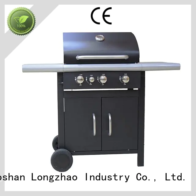 Longzhao BBQ large storage cast iron bbq grill burner for garden grilling