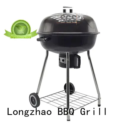 light-weight barrel charcoal bbq grill red for camping Longzhao BBQ