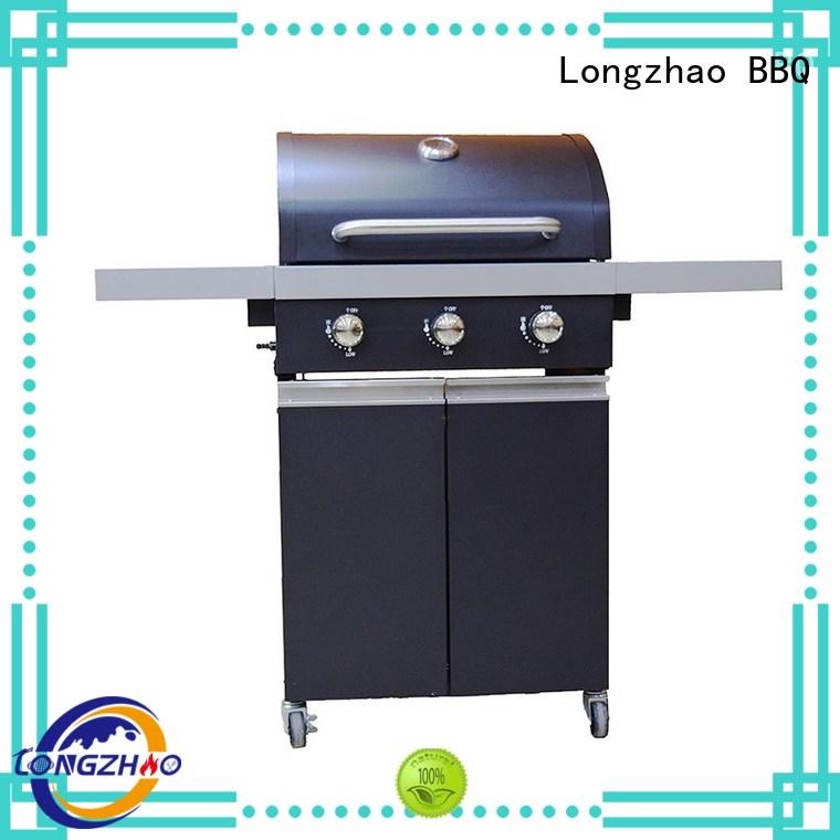 Longzhao BBQ Brand easy burners gas barbecue bbq grill 4+1 burner top supplier