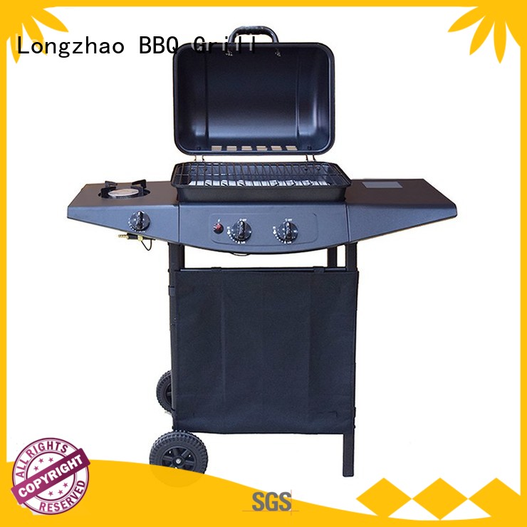 Longzhao BBQ gas charcoal grill free shipping for cooking