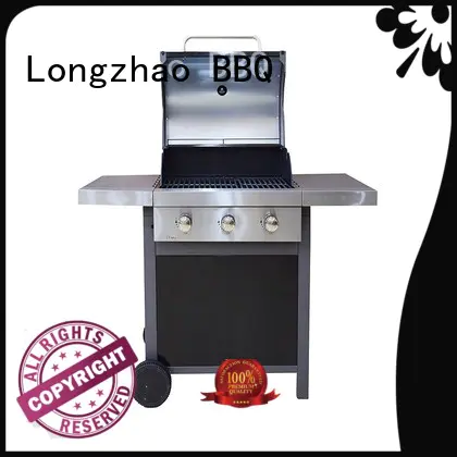 Longzhao BBQ large storage propane gas grill easy-operation for cooking