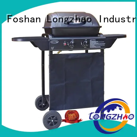Longzhao BBQ large storage LPG gas grill griddle for cooking