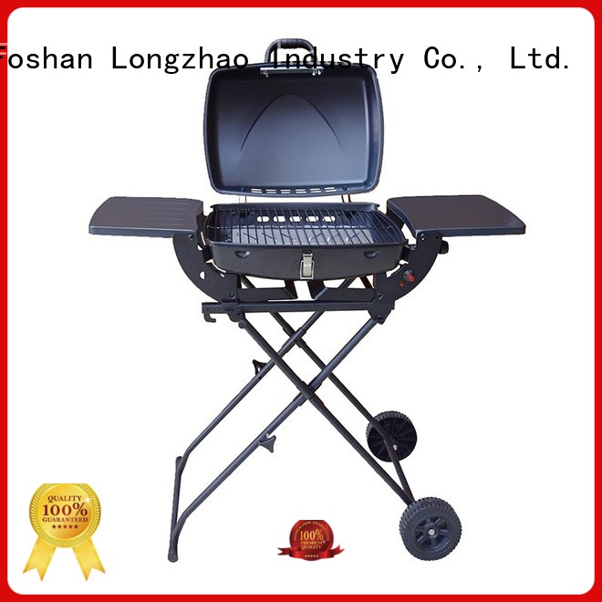Longzhao BBQ large storage natural gas outdoor grills easy-operation for garden grilling