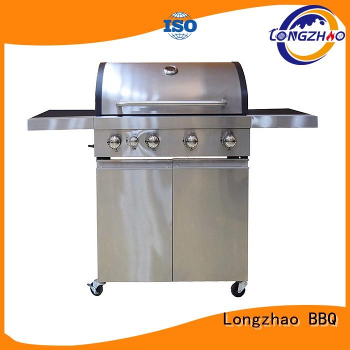 Wholesale black liquid gas grill Longzhao BBQ Brand