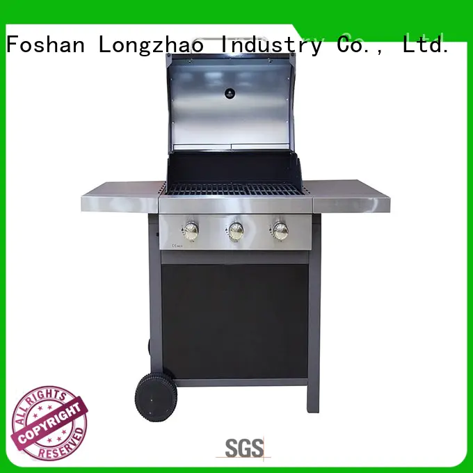 propane gas charcoal grill half for cooking Longzhao BBQ