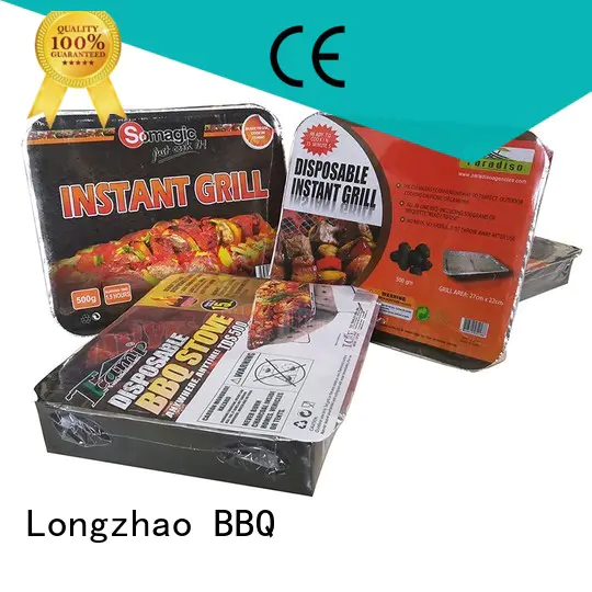 duty trolley instant disposable bbq grill near me Longzhao BBQ manufacture