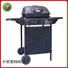 Quality Longzhao BBQ Brand 2 burner gas grill silver steel