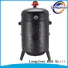 round metal blue grill barrel for camping