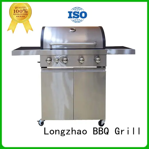 Longzhao BBQ portable stainless steel gas grill for cooking