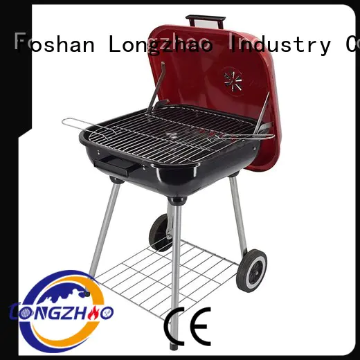 Longzhao BBQ fire best charcoal grill red for outdoor cooking