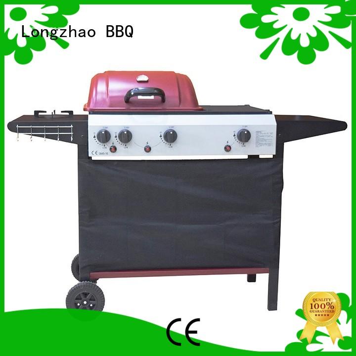 Longzhao BBQ Brand backyard gas iron 2 burner gas grill plate