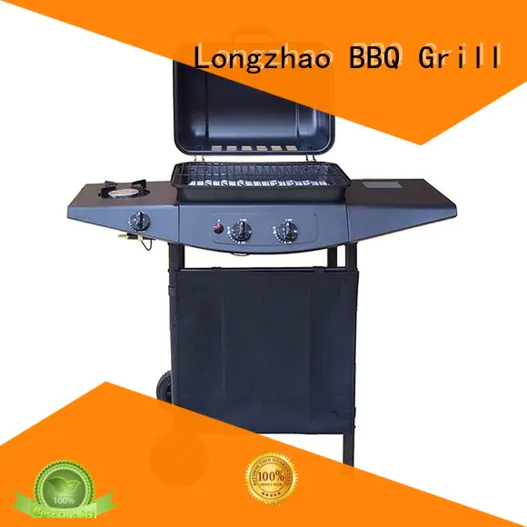 Longzhao BBQ outdoor gas grill stainless steel free shipping for garden grilling