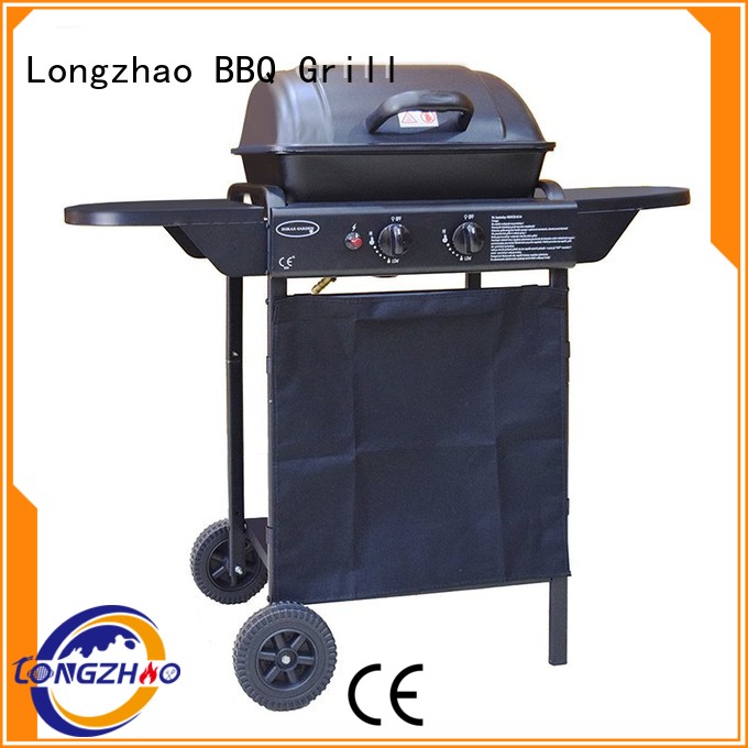 propane portable fold up gas grill trolley for cooking Longzhao BBQ