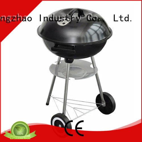 Longzhao BBQ round metal charcoal bbq sale factory direct supply for outdoor bbq
