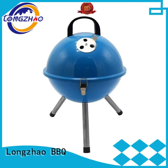 steel barrel charcoal bbq grill at discount for camping Longzhao BBQ