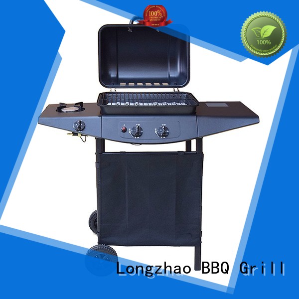 Longzhao BBQ large storage bbq gas grill fast delivery for cooking