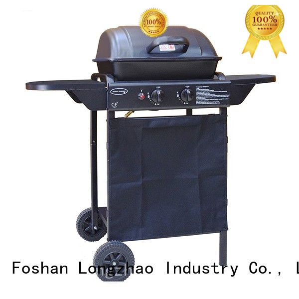 Longzhao BBQ large storage gas barbecue grills easy-operation for garden grilling