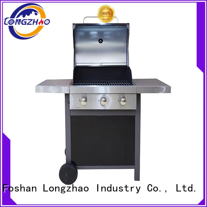 gas barbecue bbq grill 4+1 burner gas large liquid gas grill manufacture