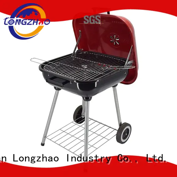Longzhao BBQ simple structure stainless charcoal grills high quality for outdoor cooking