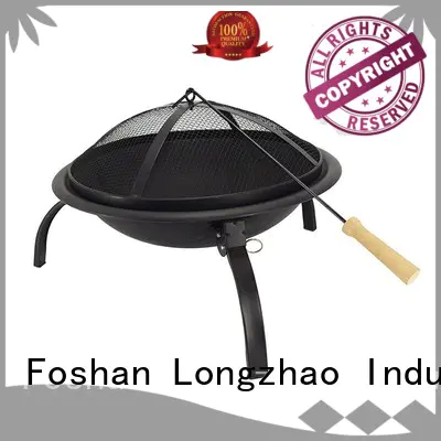 Longzhao BBQ round charcoal grill high quality for camping